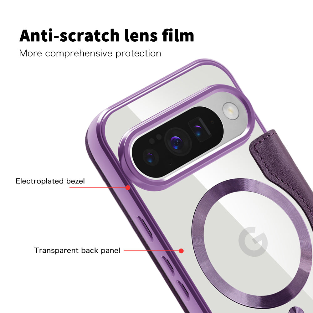 Husa de protectie Techsuit SmartMag Book compatibil cu Google Pixel 10 Pro XL, Mov