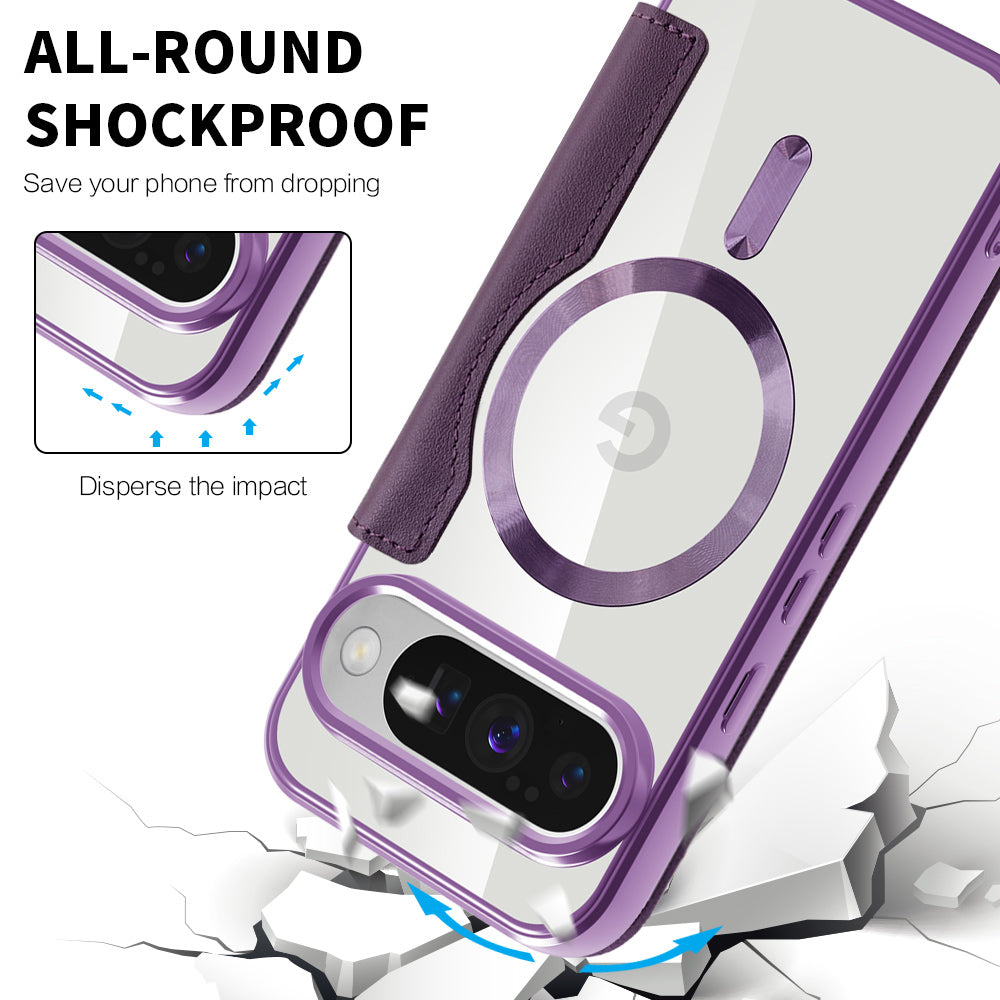 Husa de protectie Techsuit SmartMag Book compatibil cu Google Pixel 10 Pro XL, Mov