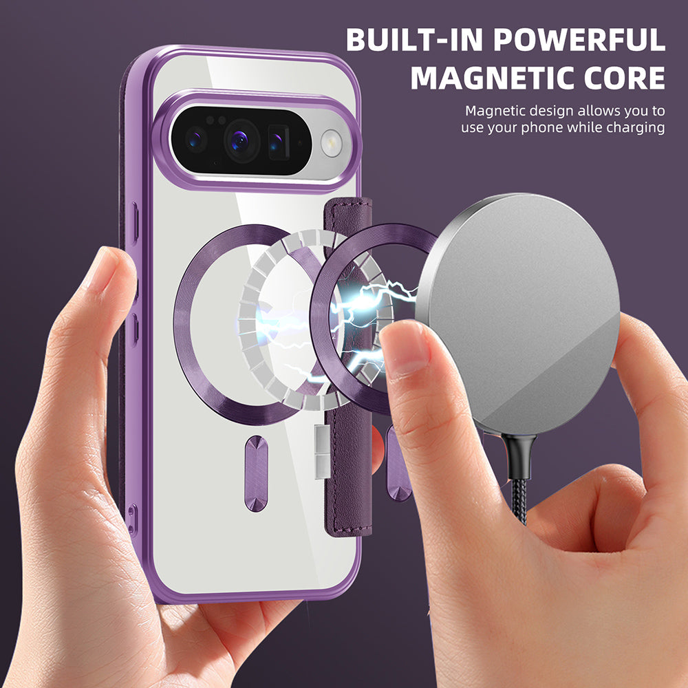 Husa de protectie Techsuit SmartMag Book compatibil cu Google Pixel 10 Pro XL, Mov