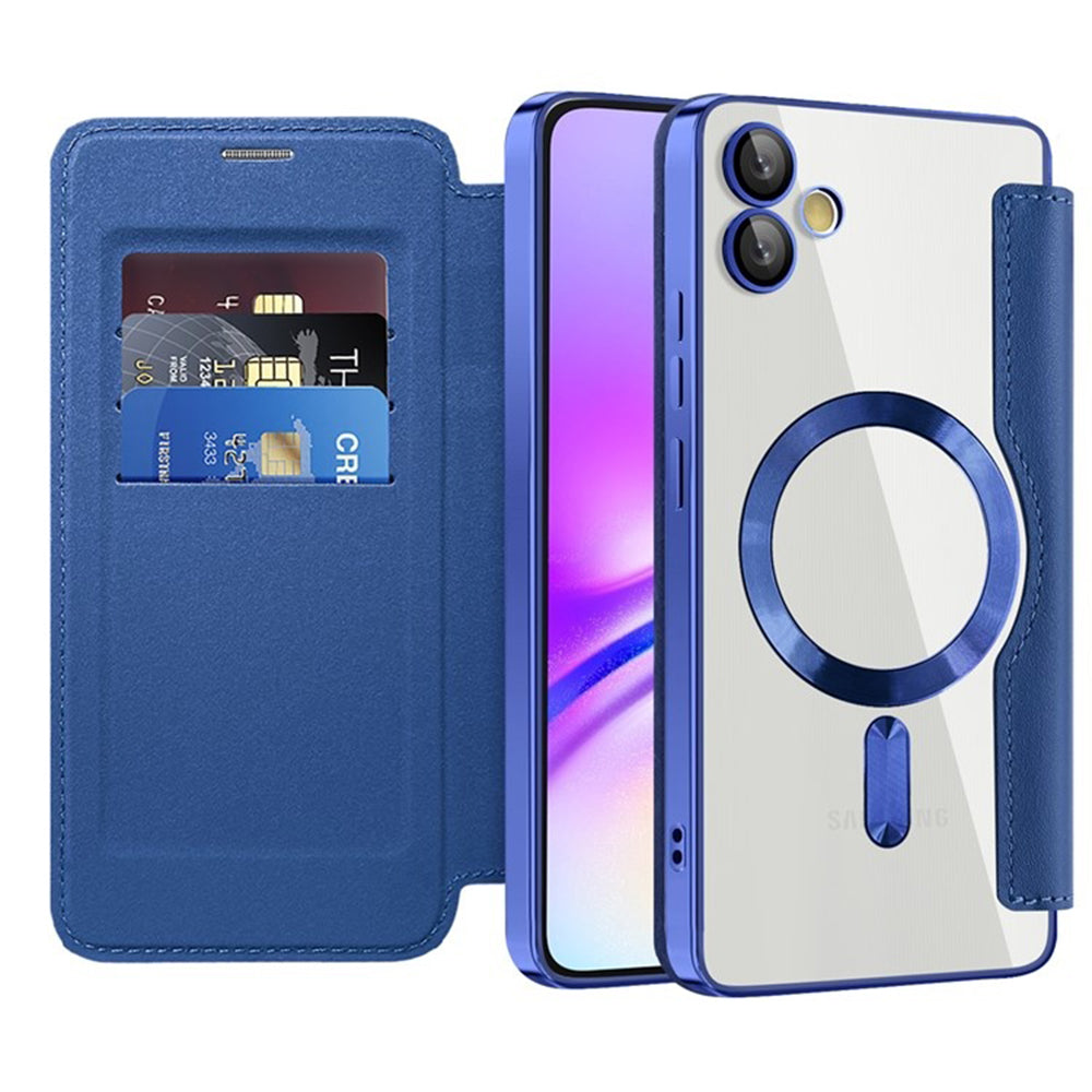 Husa de protectie Techsuit SmartMag Book compatibil cu Samsung Galaxy A05, Albastru