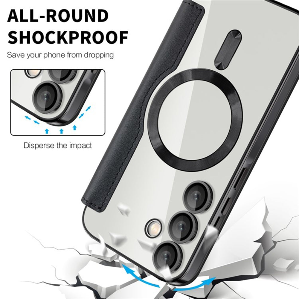 Husa de protectie Techsuit SmartMag Book compatibil cu Samsung Galaxy A35 5G, Negru