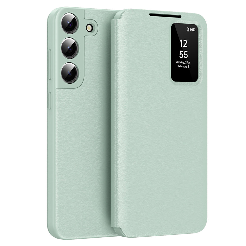 Husa de protectie Techsuit SmartView Series compatibil cu Samsung Galaxy S22 5G, Verde