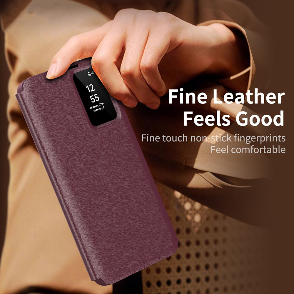 Husa de protectie Techsuit SmartView Series compatibil cu Samsung Galaxy S22 Plus 5G, Roșu