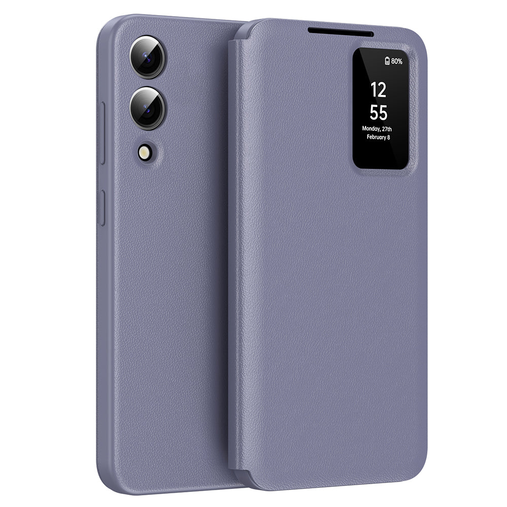 Husa de protectie Techsuit SmartView Series compatibil cu Samsung Galaxy S25 Edge, Mov