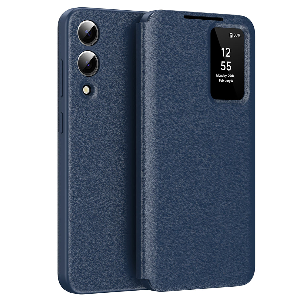 Husa de protectie Techsuit SmartView Series compatibil cu Samsung Galaxy S25 Edge, Albastru