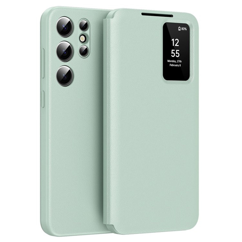 Husa de protectie Techsuit SmartView Series compatibil cu Samsung Galaxy S25 Ultra, Verde