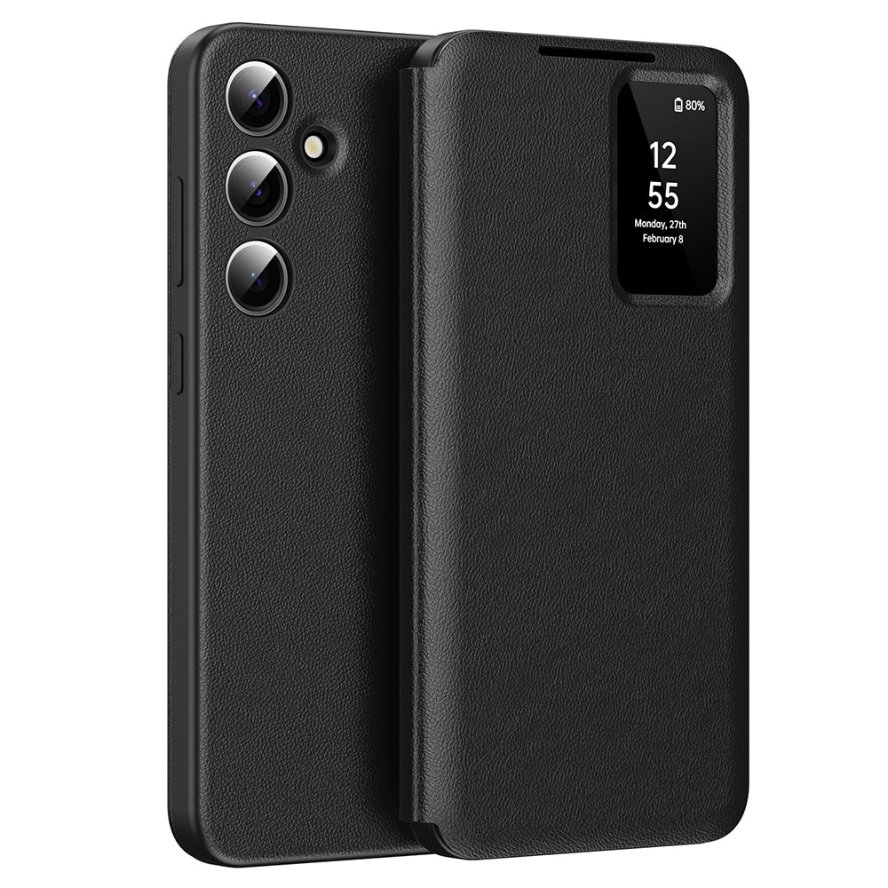Husa de protectie Techsuit SmartView Series compatibil cu Samsung Galaxy A55 5G, Negru