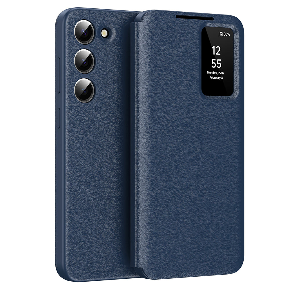 Husa de protectie Techsuit SmartView Series compatibil cu Samsung Galaxy S23, Albastru