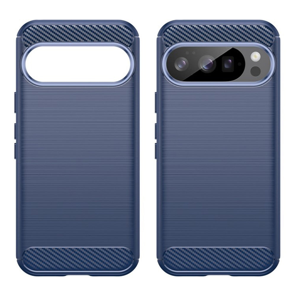 Husa de protectie Techsuit Carbon Silicone compatibil cu Google Pixel 10 / 10 Pro, Albastru
