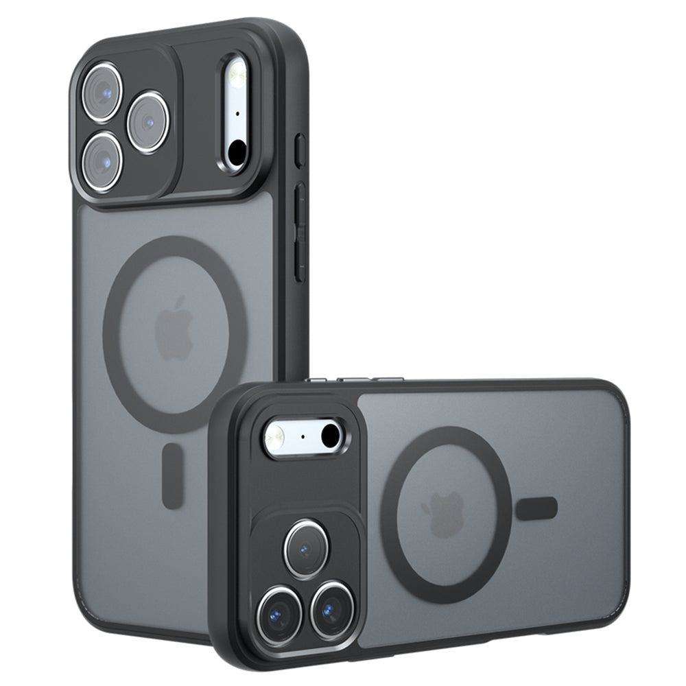 Husa de protectie Techsuit PureFrost MagSafe compatibil cu iPhone 17 Pro, Negru Mat