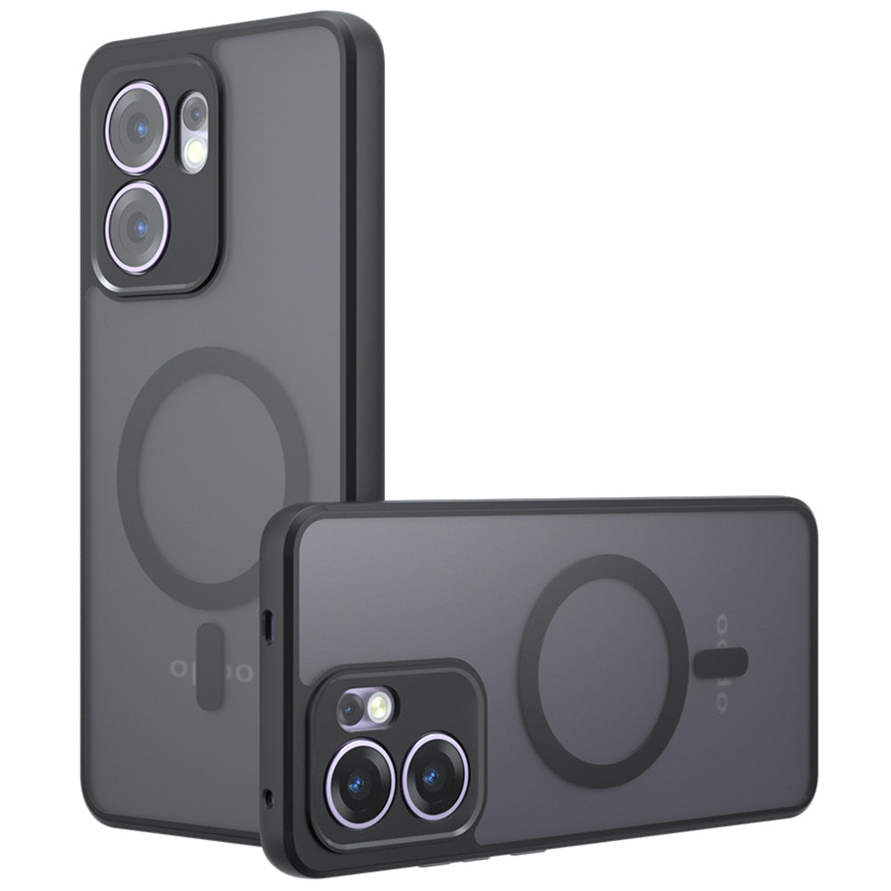 Husa de protectie Techsuit PureFrost MagSafe compatibil cu Oppo Reno13 F 4G / Reno13 F 5G / Reno13 FS 5G, Negru Mat