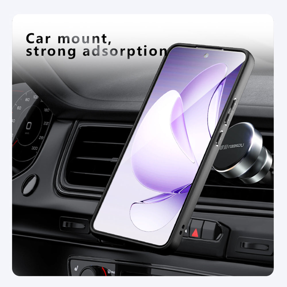 Husa de protectie Techsuit PureFrost MagSafe compatibil cu Oppo Reno13 F 4G / Reno13 F 5G / Reno13 FS 5G, Negru Mat