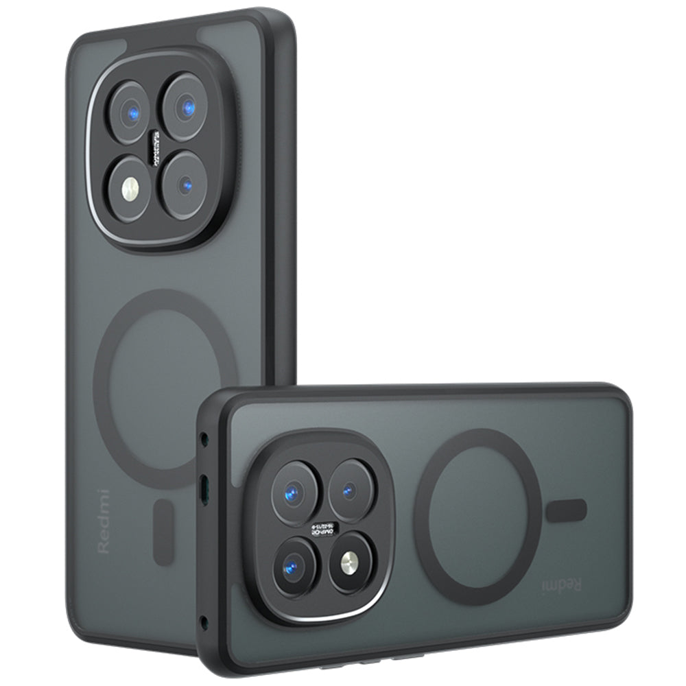 Husa de protectie Techsuit PureFrost MagSafe compatibil cu Xiaomi Redmi Note 14 Pro 5G / Poco X7, Negru Mat