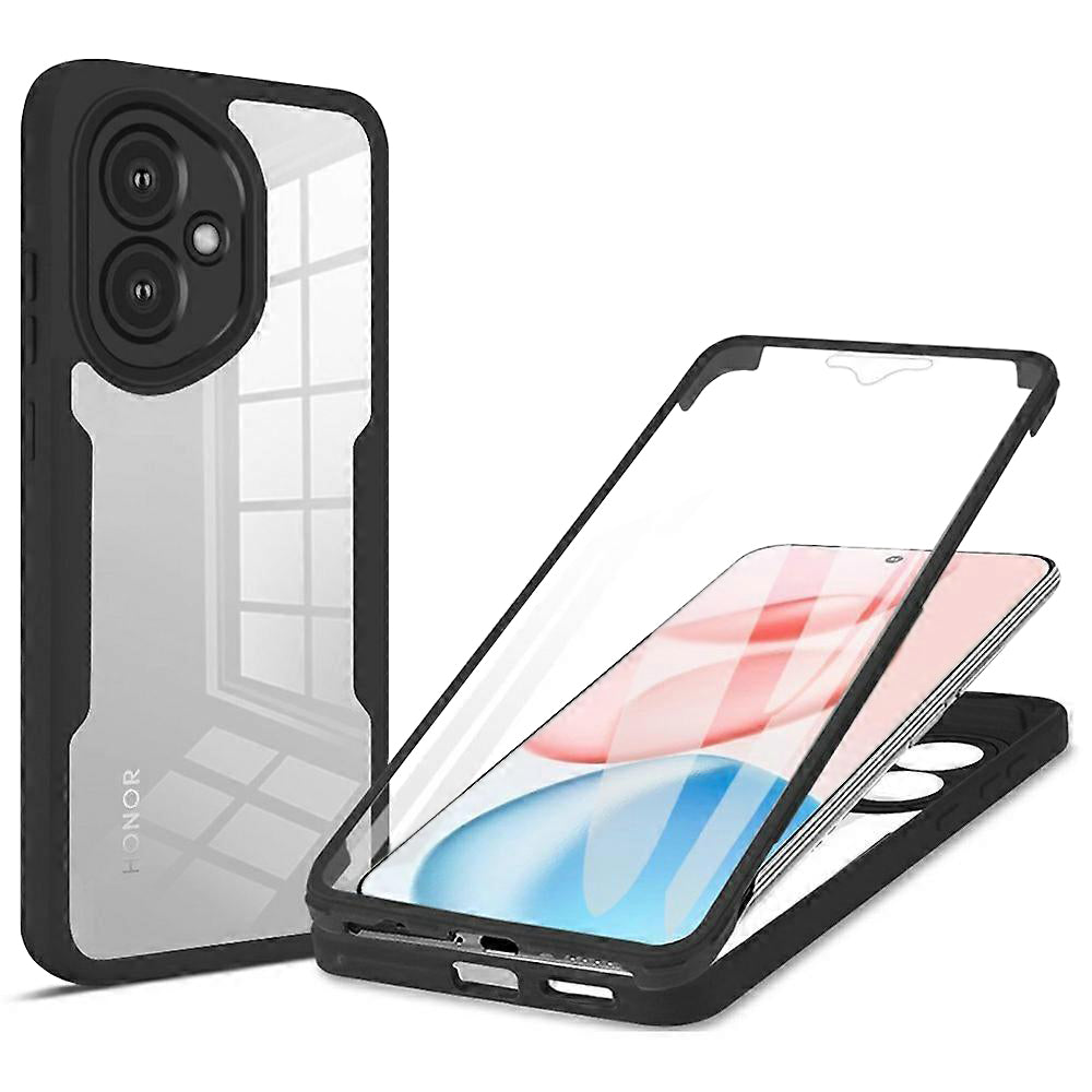 Folie de protectie Techsuit ColorVerse 360 Series + compatibil cu Honor 400, Negru