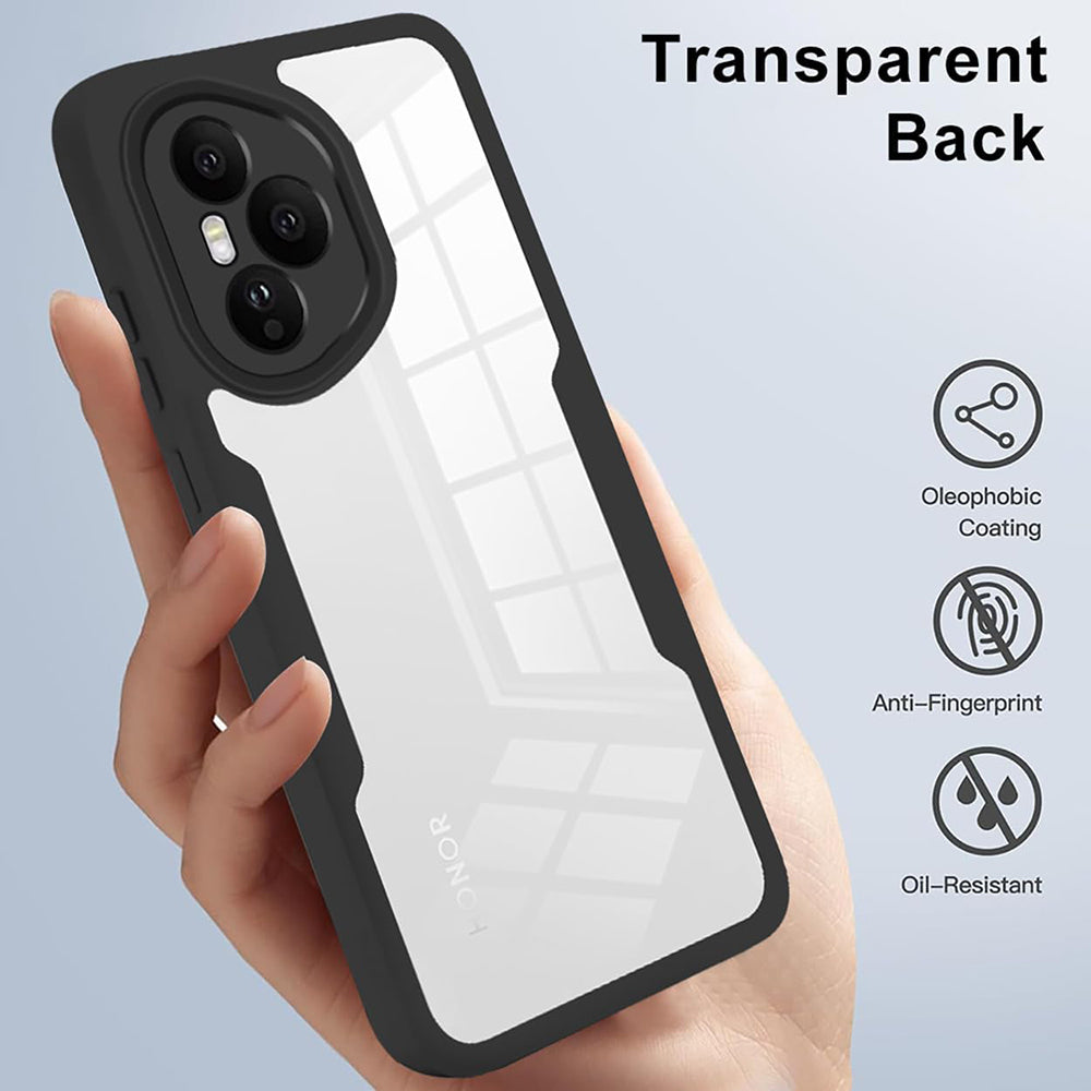 Folie de protectie Techsuit ColorVerse 360 Series + compatibil cu Honor 400 Pro, Negru