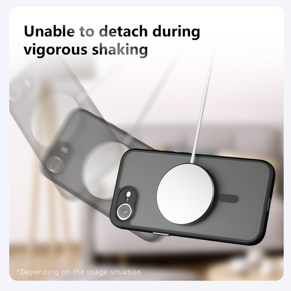 Husa de protectie Techsuit PureFrost MagSafe compatibil cu Motorola Moto G85, Negru Mat