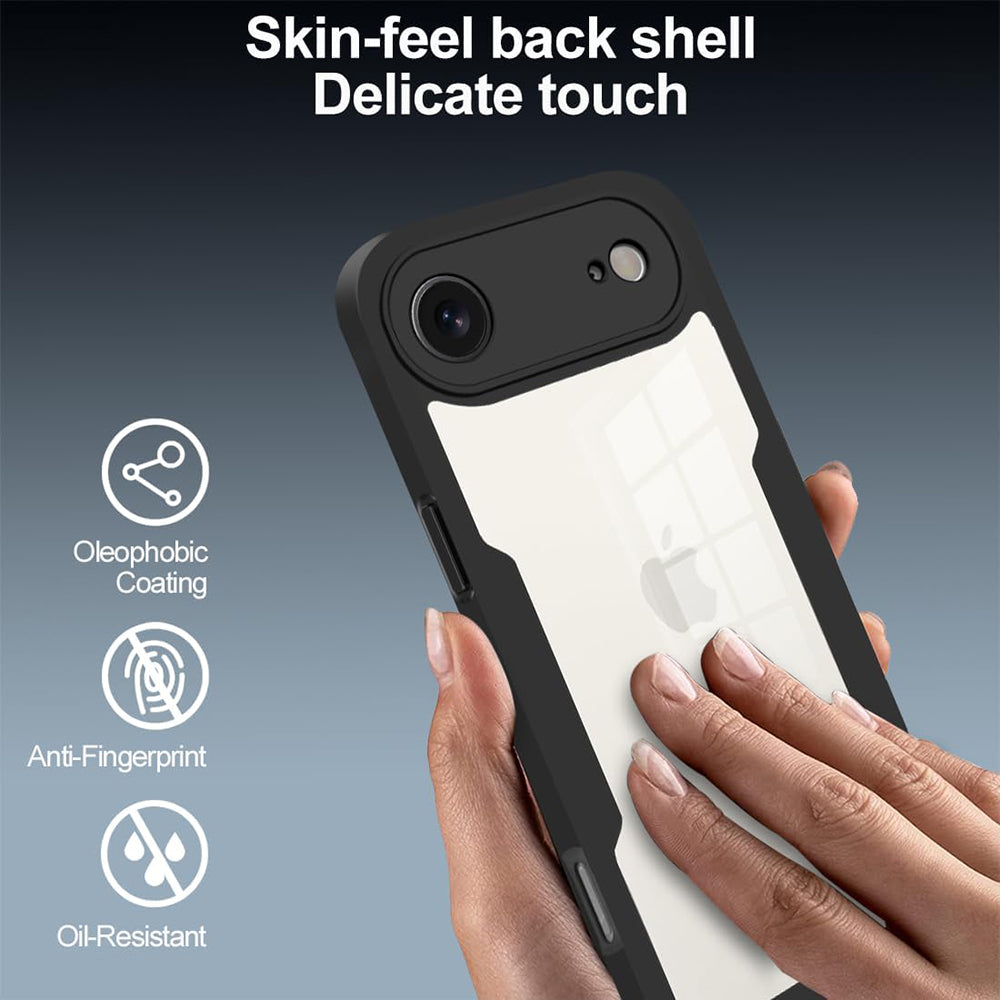 Folie de protectie Techsuit ColorVerse 360 Series + compatibil cu iPhone 17 Air, Negru