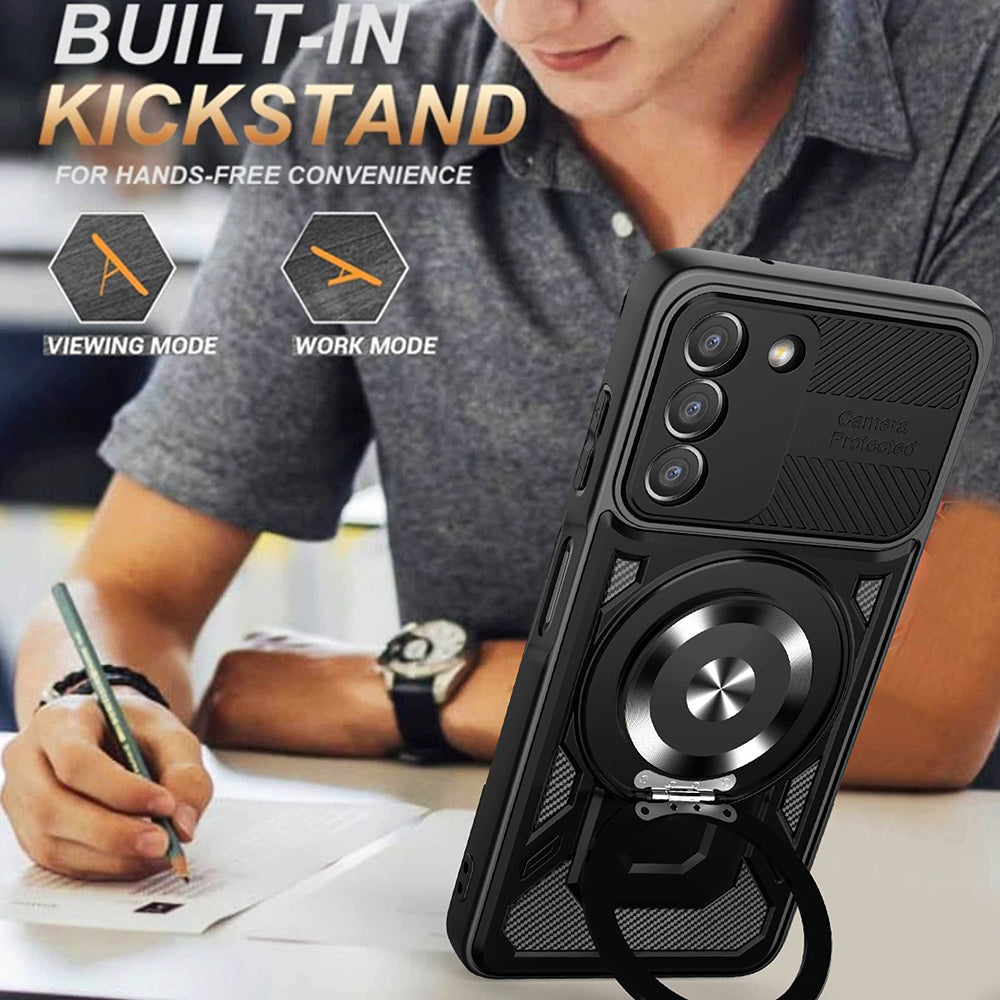 Husa de protectie Techsuit RuggedCam compatibil cu Samsung Galaxy A05s, Gri