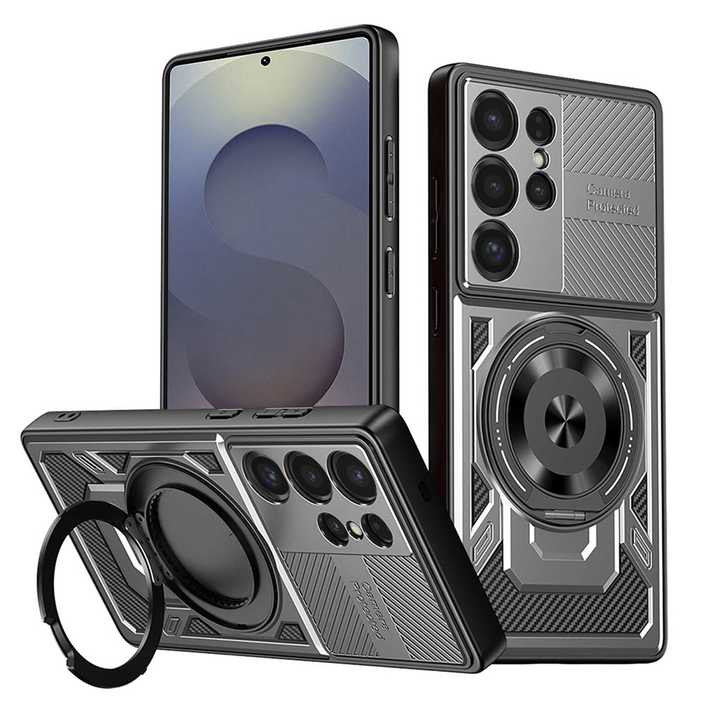 Husa de protectie Techsuit RuggedCam compatibil cu Samsung Galaxy S25 Ultra, Gri