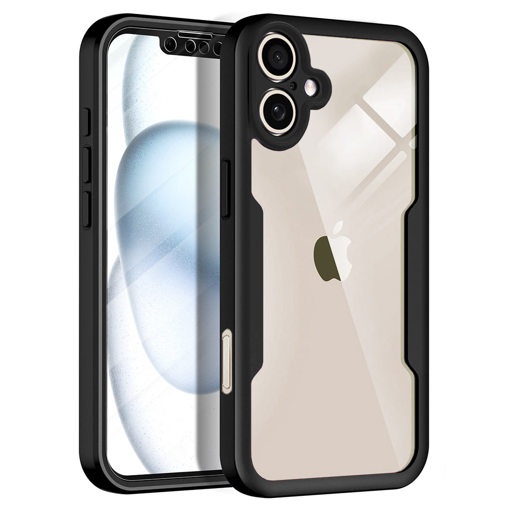 Folie de protectie Techsuit ColorVerse 360 Series + compatibil cu iPhone 17, Negru