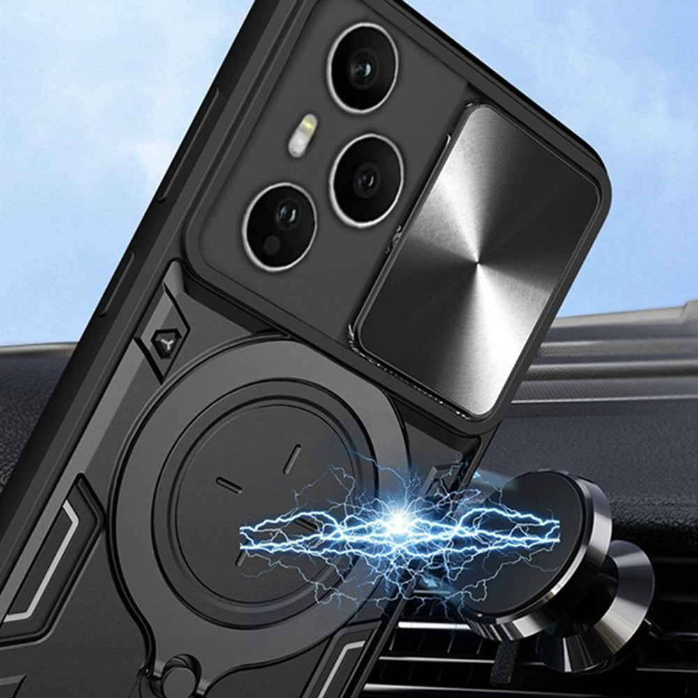Husa de protectie Techsuit CamGuard Pro compatibil cu Honor 400 Pro, Albastru
