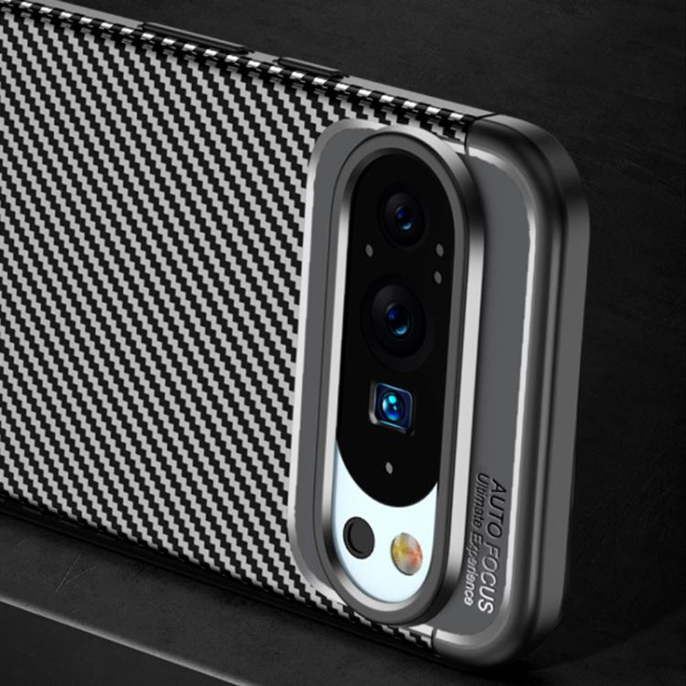 Husa de protectie Techsuit CarbonFiber compatibil cu Google Pixel 10 Pro XL, Negru