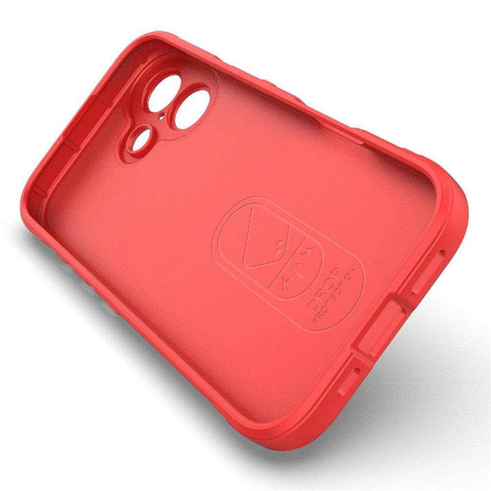Husa de protectie Techsuit Magic Shield compatibil cu iPhone 17, Rosu
