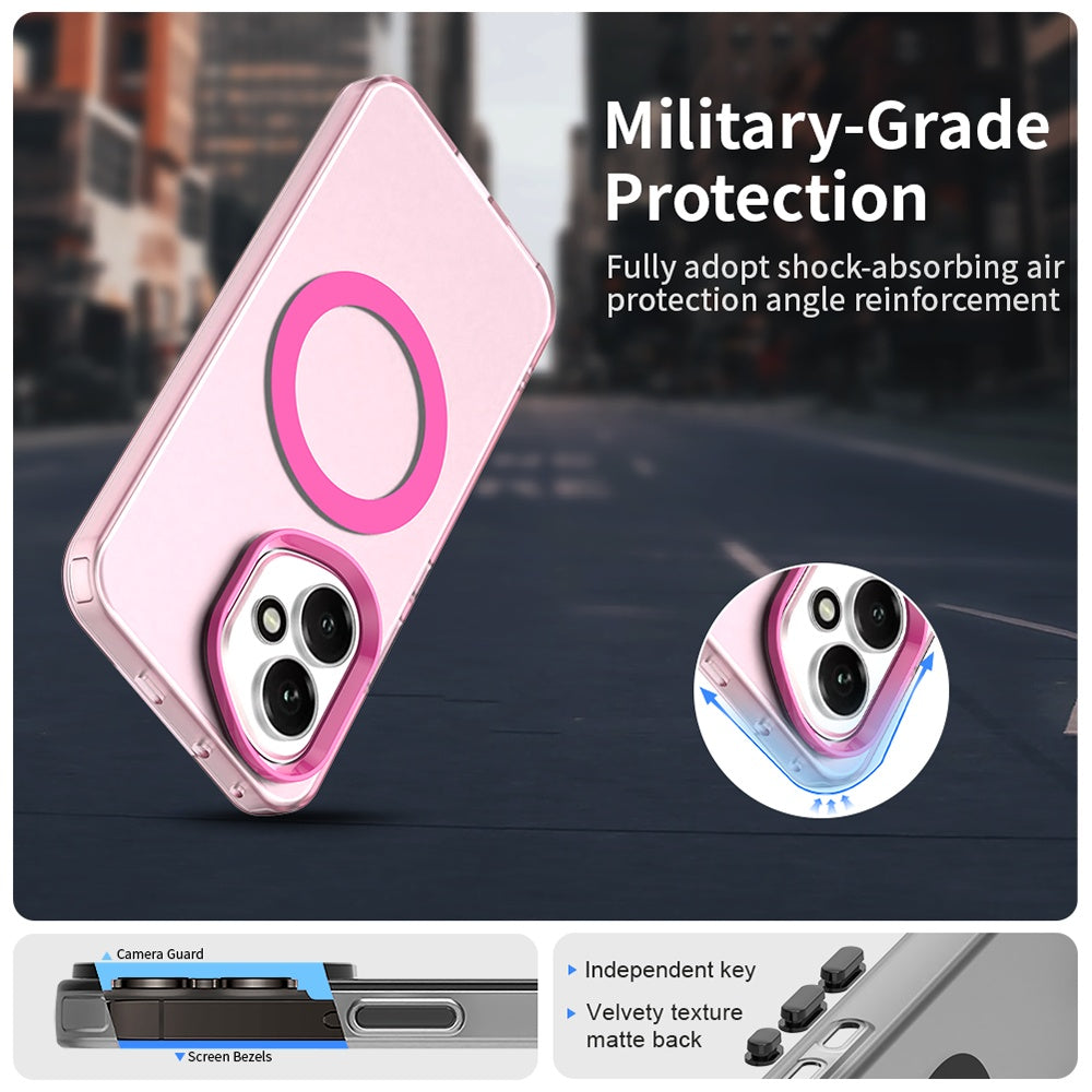 Husa de protectie Techsuit CandyCase MagSafe compatibil cu Honor 400, Roz
