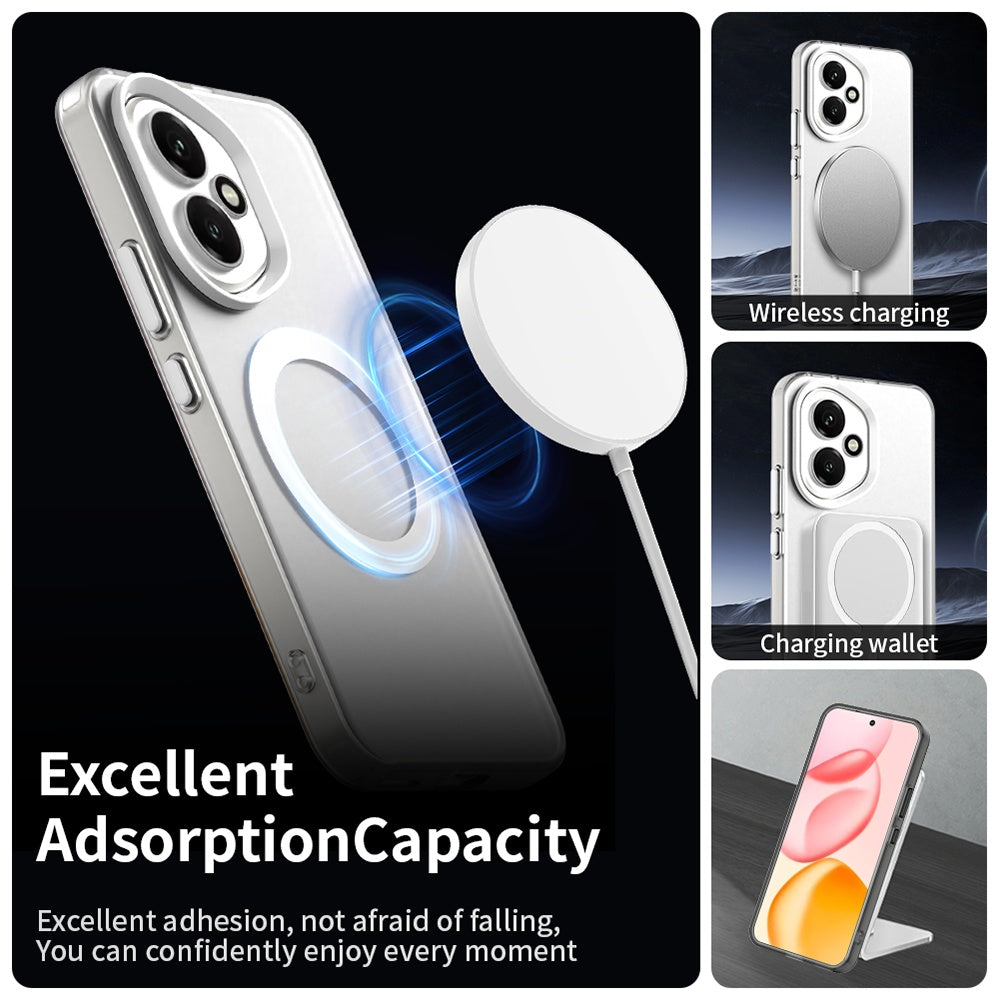 Husa de protectie Techsuit CandyCase MagSafe compatibil cu Honor 400, Alb