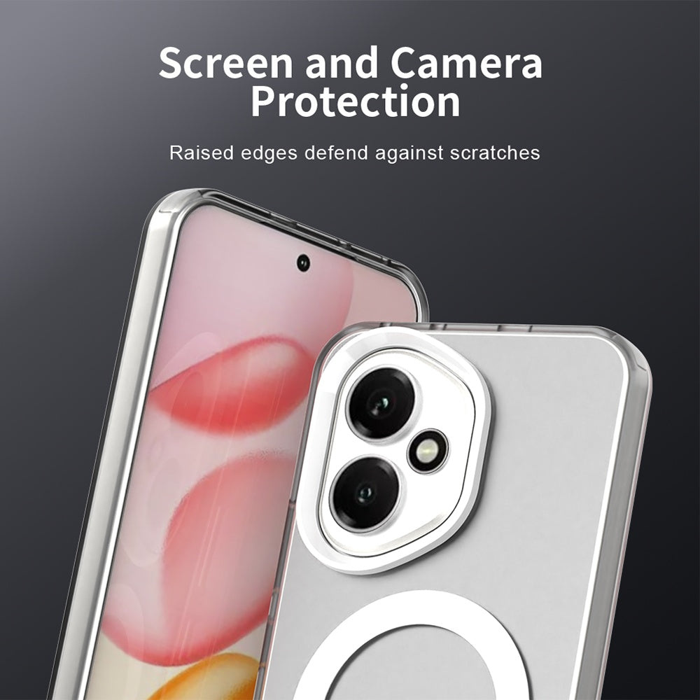 Husa de protectie Techsuit CandyCase MagSafe compatibil cu Honor 400, Alb