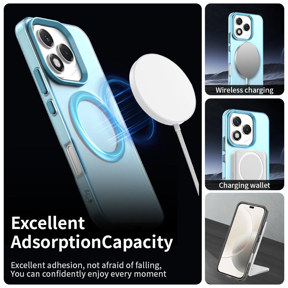 Husa de protectie Techsuit CandyCase MagSafe compatibil cu Honor 400 Lite, Albastru
