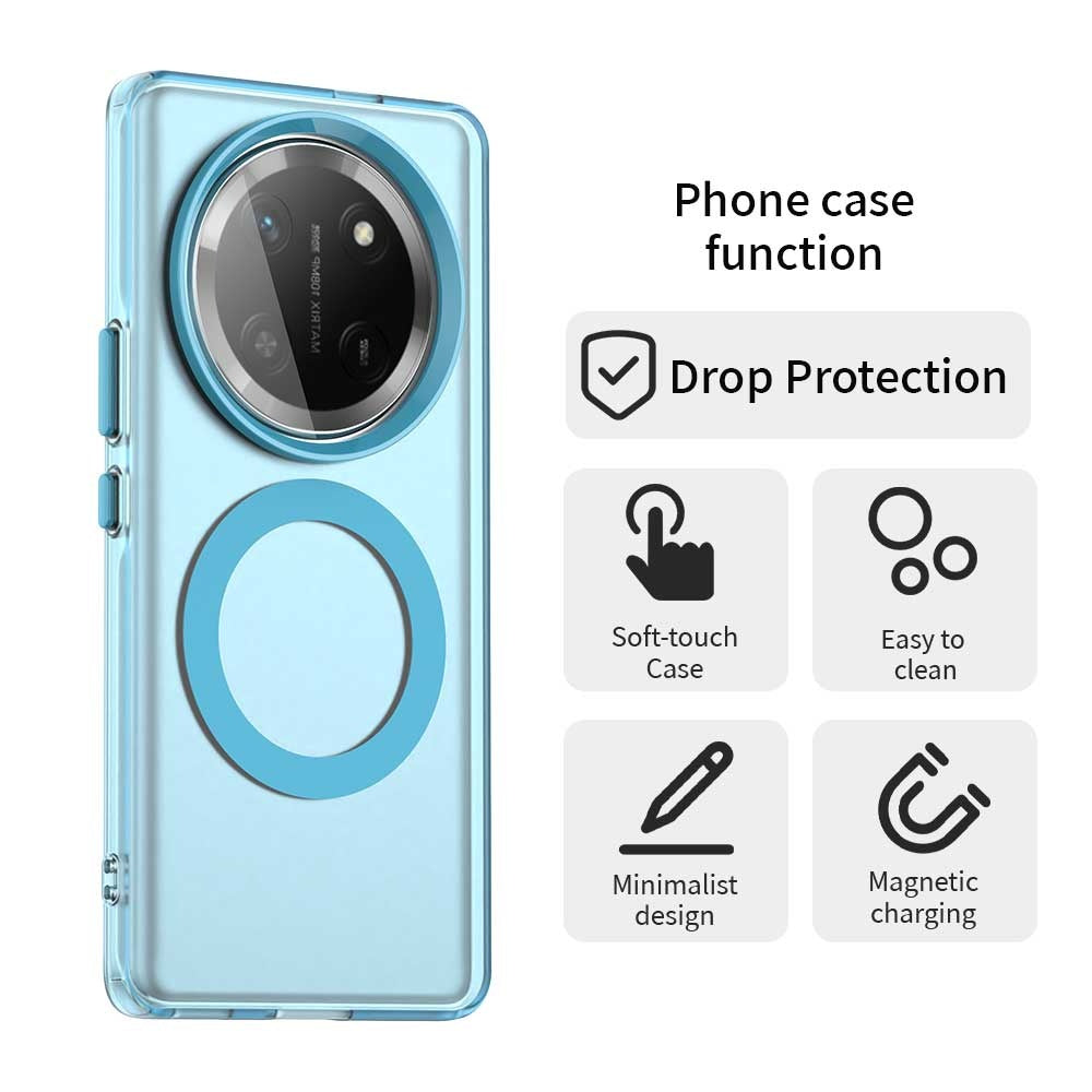 Husa de protectie Techsuit CandyCase MagSafe compatibil cu Honor Magic7 Lite / X9c, Albastru