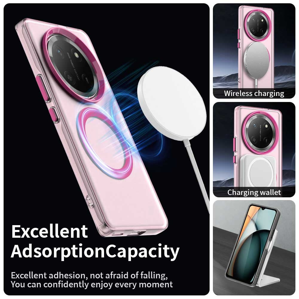 Husa de protectie Techsuit CandyCase MagSafe compatibil cu Honor Magic7 Lite / X9c, Roz