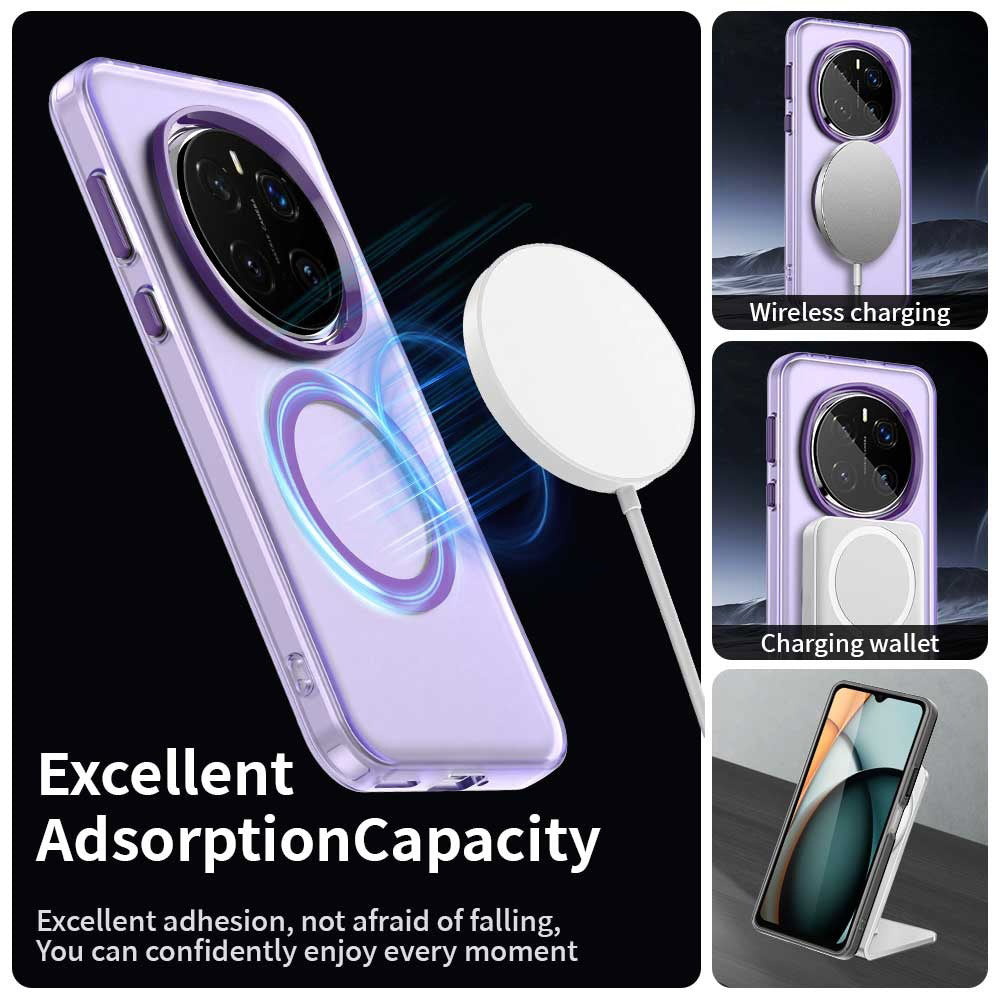 Husa de protectie Techsuit CandyCase MagSafe compatibil cu Honor Magic7 Pro, Mov