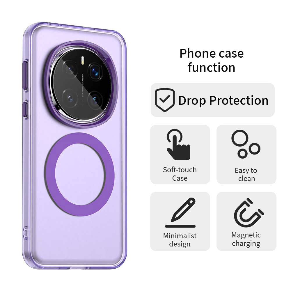 Husa de protectie Techsuit CandyCase MagSafe compatibil cu Honor Magic7 Pro, Mov