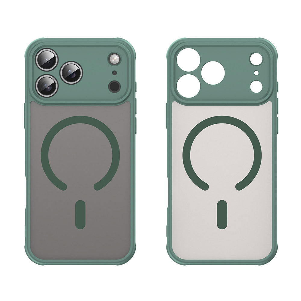 Husa de protectie Techsuit HaloFrost II MagSafe compatibil cu iPhone 17 Pro Max, Verde