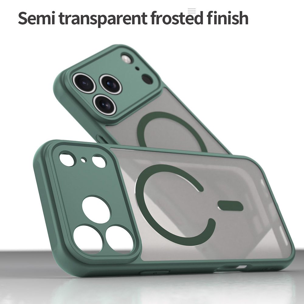 Husa de protectie Techsuit HaloFrost II MagSafe compatibil cu iPhone 17 Pro, Verde