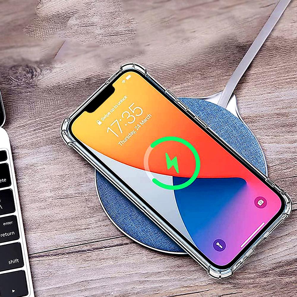 Husa de protectie Techsuit Shockproof Clear Silicone MagSafe compatibil cu iPhone 13 Pro, Negru Fumuriu
