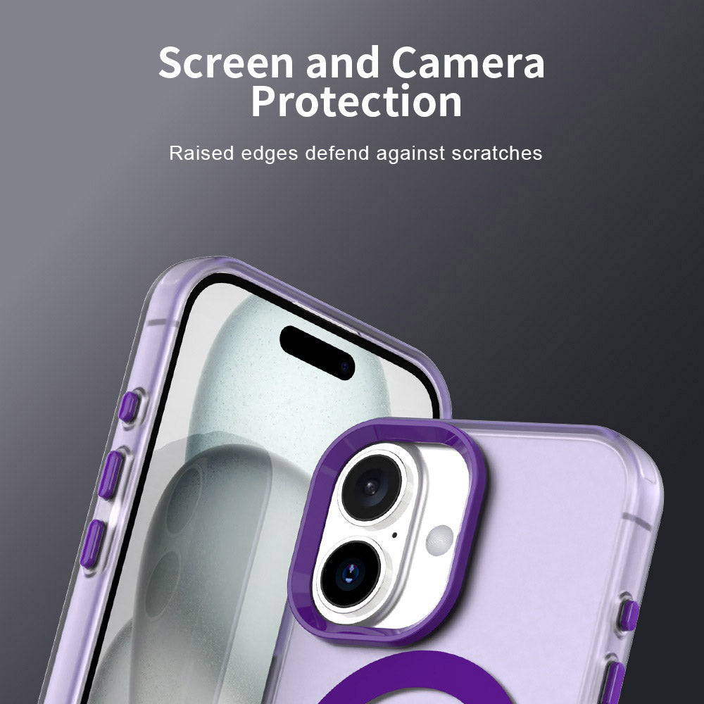 Husa de protectie Techsuit CandyCase MagSafe compatibil cu iPhone 17, Mov
