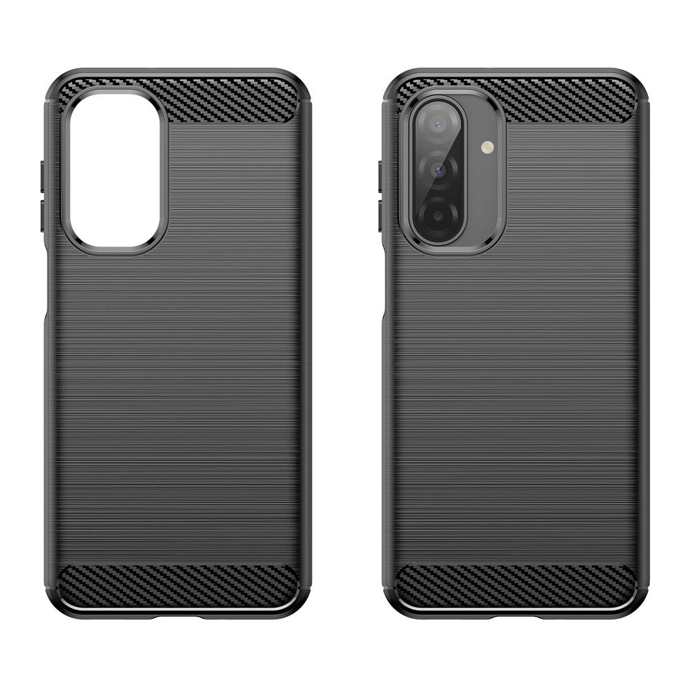 Husa de protectie Techsuit Carbon Silicone compatibil cu Samsung Galaxy A17 5G / A17 4G, Negru