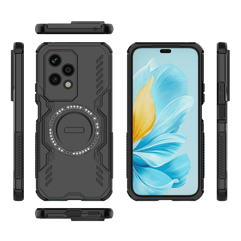 Husa de protectie Techsuit ArmorMag compatibil cu Honor 200 Lite, Negru