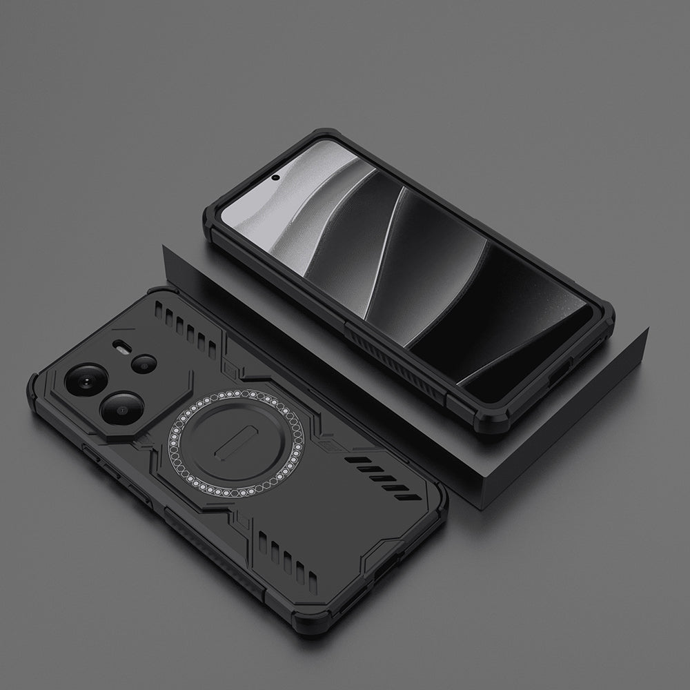 Husa de protectie Techsuit ArmorMag compatibil cu Xiaomi Redmi Note 14 4G (Regional), Negru