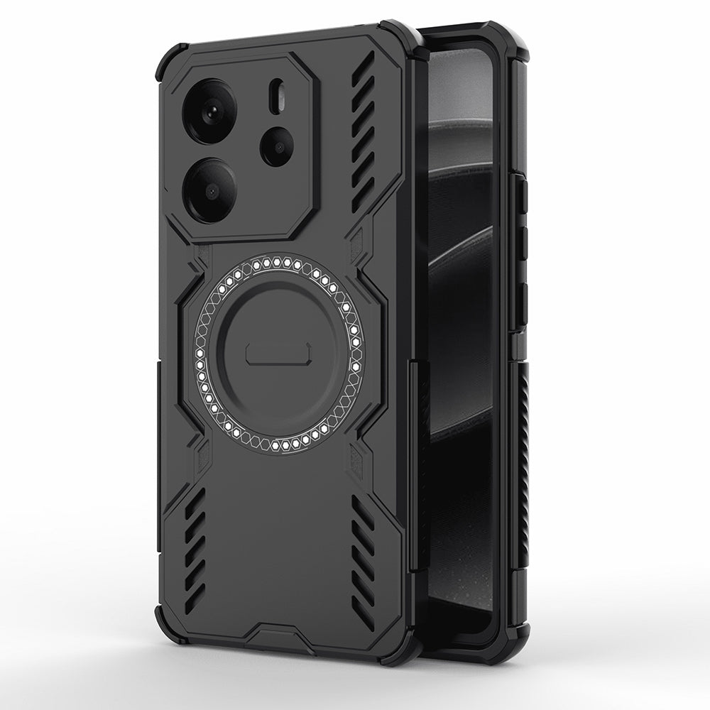 Husa de protectie Techsuit ArmorMag compatibil cu Xiaomi Redmi Note 14 4G (Regional), Negru