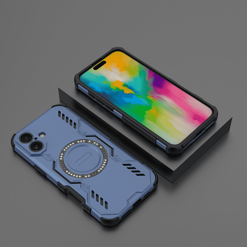 Husa de protectie Techsuit ArmorMag compatibil cu iPhone 16 Plus, Albastru