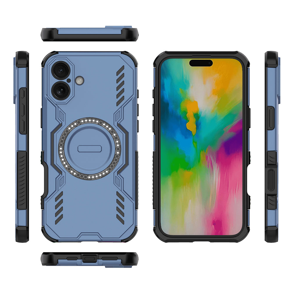Husa de protectie Techsuit ArmorMag compatibil cu iPhone 16 Plus, Albastru