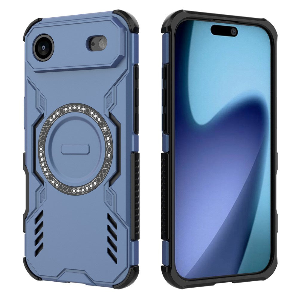 Husa de protectie Techsuit ArmorMag compatibil cu iPhone 17 Air, Albastru