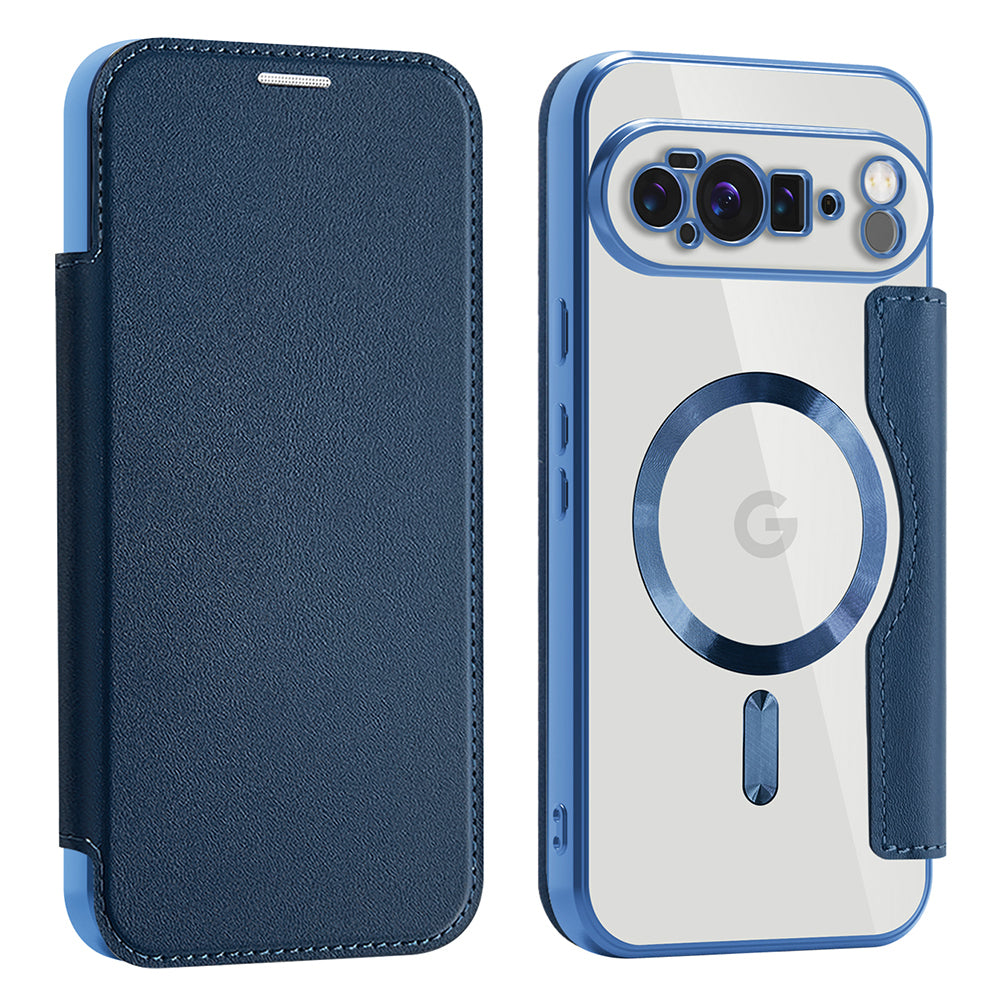 Husa de protectie Techsuit SmartMag Book compatibil cu Google Pixel 10 Pro XL, Albastru