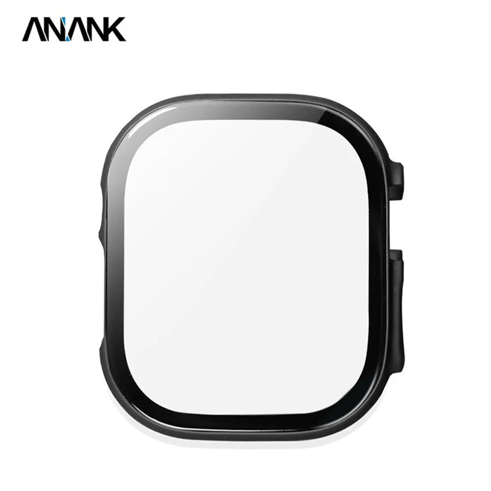 Accesoriu smartwatch ANANK Screen Guard compatibil cu Apple Watch 7 45mm, Negru