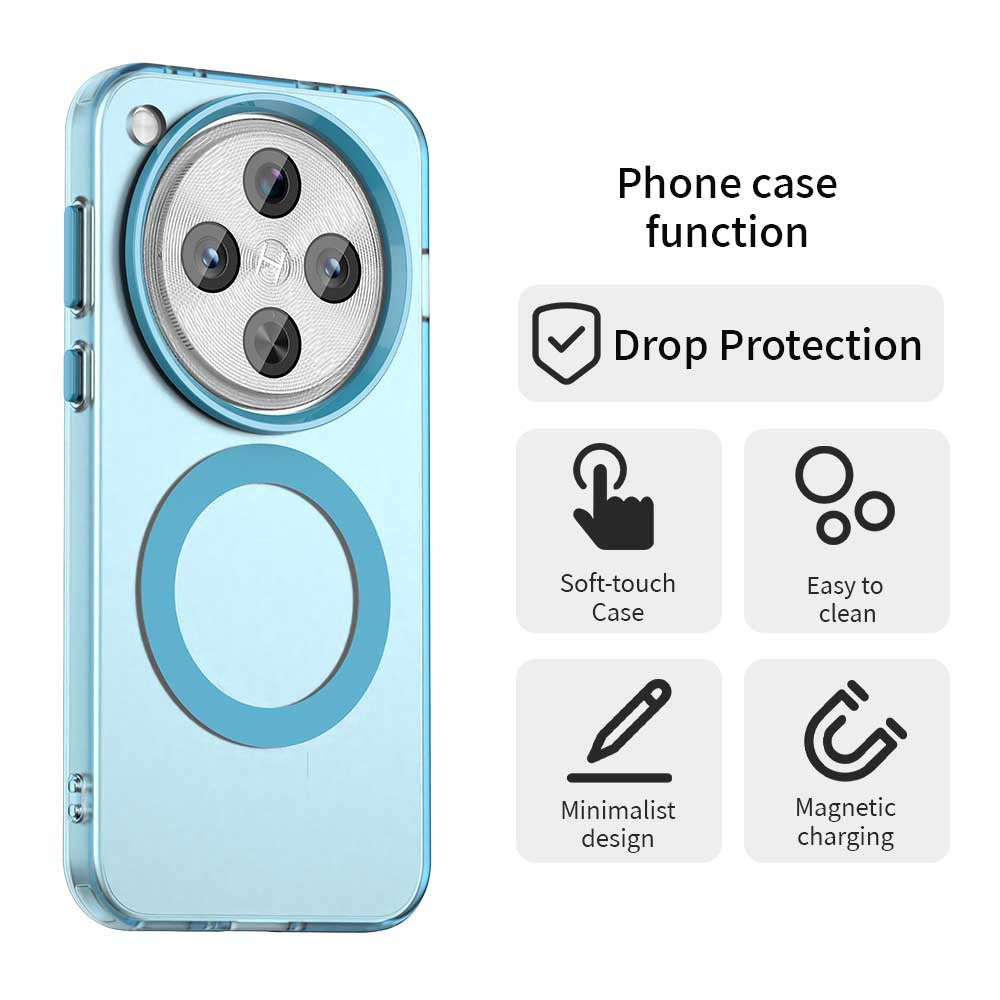 Husa de protectie Techsuit CandyCase MagSafe compatibil cu Oppo Find X8 Pro, Albastru