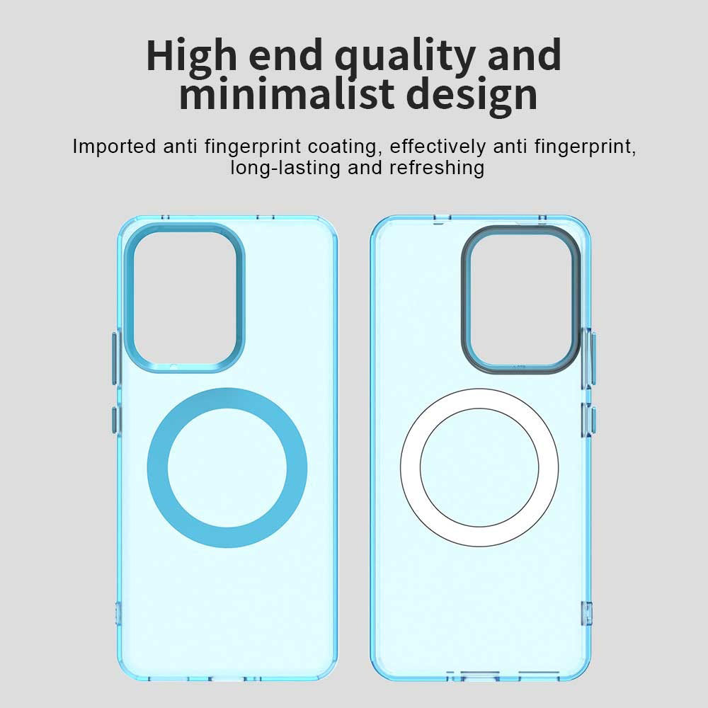 Husa de protectie Techsuit CandyCase MagSafe compatibil cu Oppo Reno13 F 4G / Reno13 F 5G / Reno13 FS 5G, Albastru